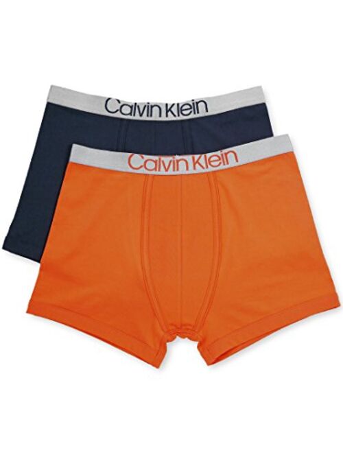 Calvin Klein Boys' Steel Micro Boxer Brief Underwear, Multipack