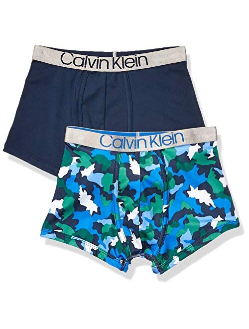 Calvin Klein Boys' Steel Micro Boxer Brief Underwear, Multipack