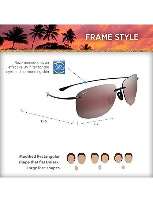 Maui Jim Hikina Rectangular Sunglasses