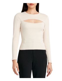 BCBGeneration Cutout Crewneck Top