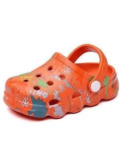 INMINPIN Kids Cute Clogs Cartoon Garden Shoes Boys Girls Slides Slippers Indoor Outdoor Children Water Shower Beach Pool Sandals