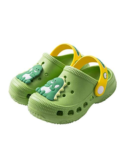 Kiwufoder Boys Girls Clogs Lightweight Kids Beach Pool Toddler Water Shoes