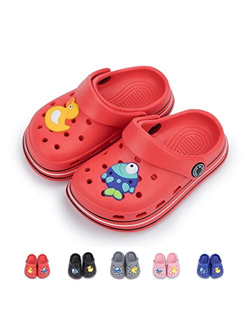 Casazoe Toddler Kids Boys Girls Cute Garden Clogs Water Sandals Slip On Shoes Slipper Slides Lightweight Outdoor Summer Infant Children Beach Pool Play Shoes (Baby/Toddle