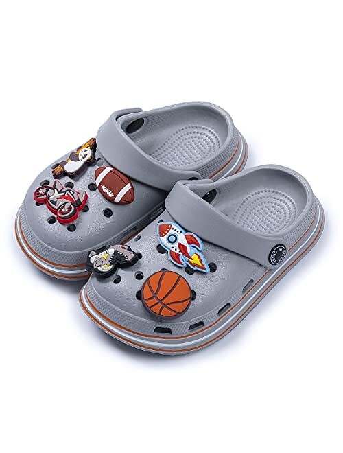 Casazoe Toddler Kids Boys Girls Cute Garden Clogs Water Sandals Slip On Shoes Slipper Slides Lightweight Outdoor Summer Infant Children Beach Pool Play Shoes (Baby/Toddle