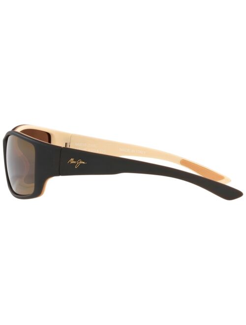 Maui Jim Men's Polarized Sunglasses, MJ000673 Local Kine 61