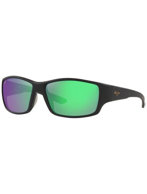 Maui Jim Men's Polarized Sunglasses, MJ000673 Local Kine 61