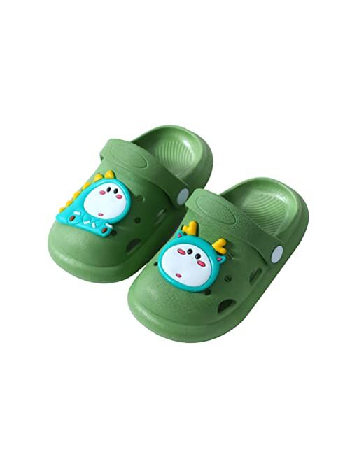 WZCSLM Cartoon Animal Flip Flop Sandals Kids Boys&Girl Hole Shoes Clogs