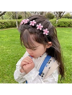 Clisole 2021 Girl Sweet Princess Hairstyle Hairpin, Double Layer Cartoon Headbands with Clips Twist Plait Hair Tools, Summer Little Girl Braided Hair Hairpin, Cartoon Hea