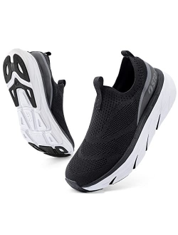 Slip on Sneakers Women Walking Shoes Arch Support Tennis Shoes