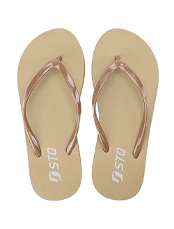 Flip Flops Womens Lightweight Summer Beach Sandals Soft Shower Shoes