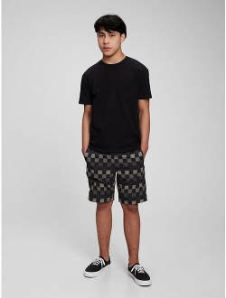 Teen Recycled Polyester Solid Quick-Dry Shorts