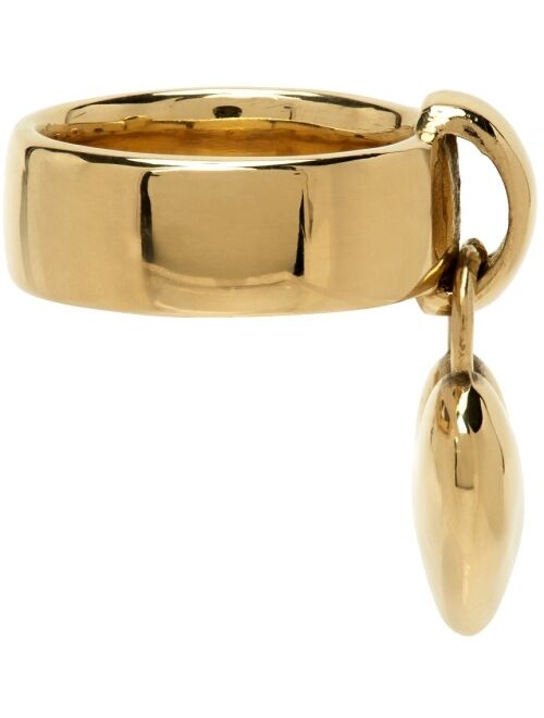 Laura Lombardi Gold Amorina Charm Ring