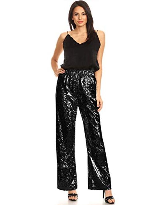 sparkly flare pants