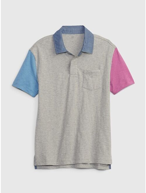 Gap Kids Cotton Short Sleeve Polo Shirt