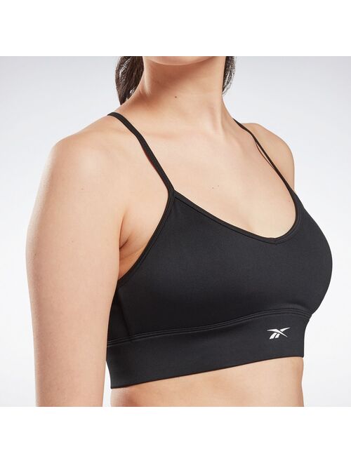 Reebok Workout Ready Tri-Back Medium-Impact Sports Bra