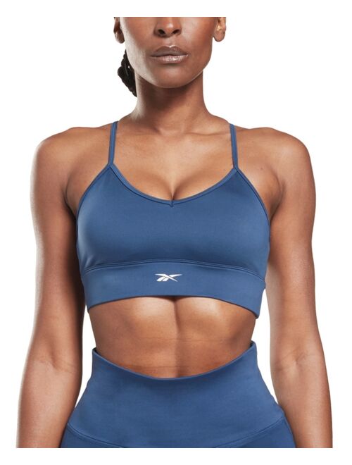 Reebok Workout Ready Tri-Back Medium-Impact Sports Bra