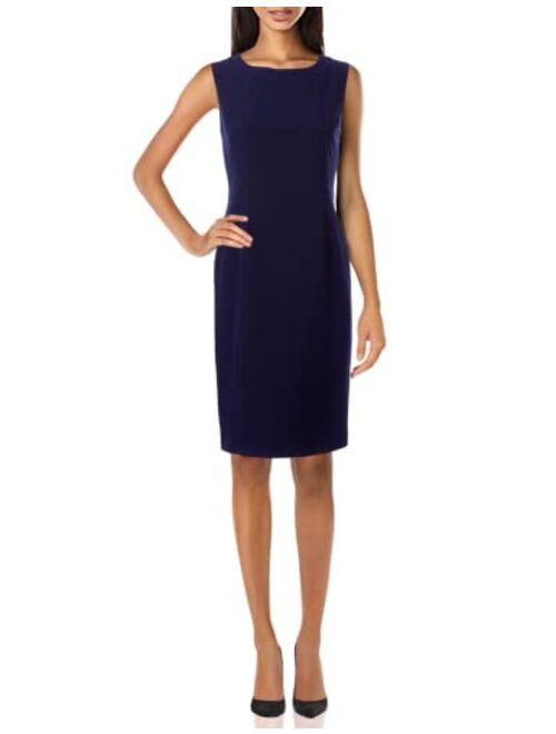 KASPER Crew-Neck Sheath Dress