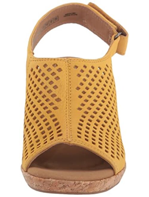 Rockport Women's Briah Perf Sling Wedge Sandal