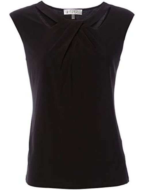 Kasper Crossover Cutout Top