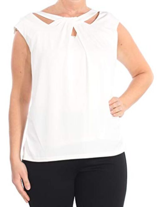 Kasper Crossover Cutout Top