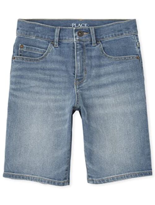 The Children's Place Boys Stretch Denim Shorts