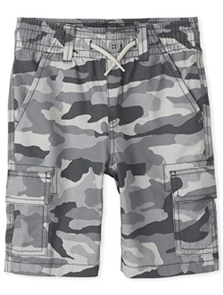 Boys Cotton Pull on Cargo Shorts