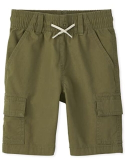 Boys Cotton Pull on Cargo Shorts