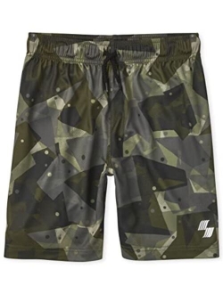 2 Pack Boys Moisture Wicking, Quick Drying Performance Basketball Shorts