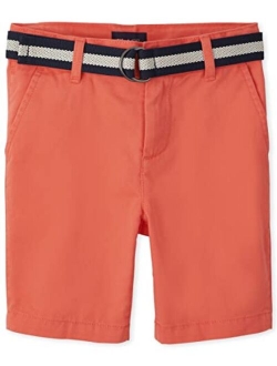 Boys Belted Chino Shorts