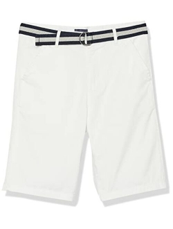 Boys Belted Chino Shorts