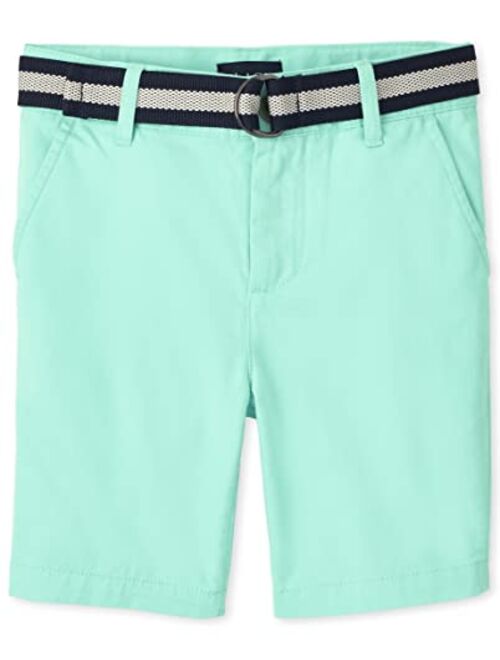 The Children's Place Boys Belted Chino Shorts