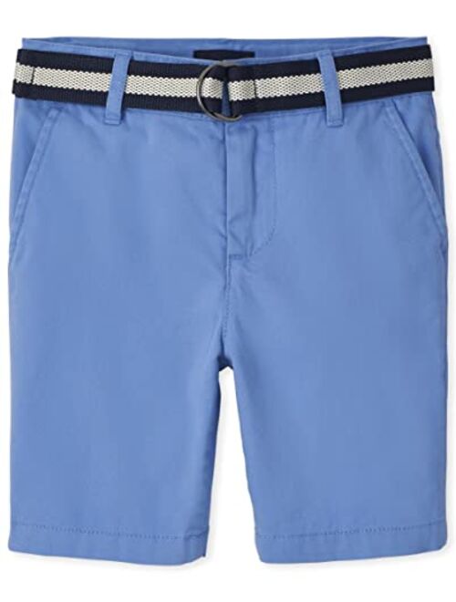 The Children's Place Boys Belted Chino Shorts