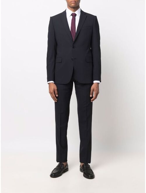 Buy Emporio Armani single-breasted two-piece wool suit online | Topofstyle