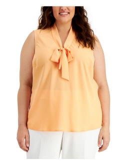 Plus Size Bow Top