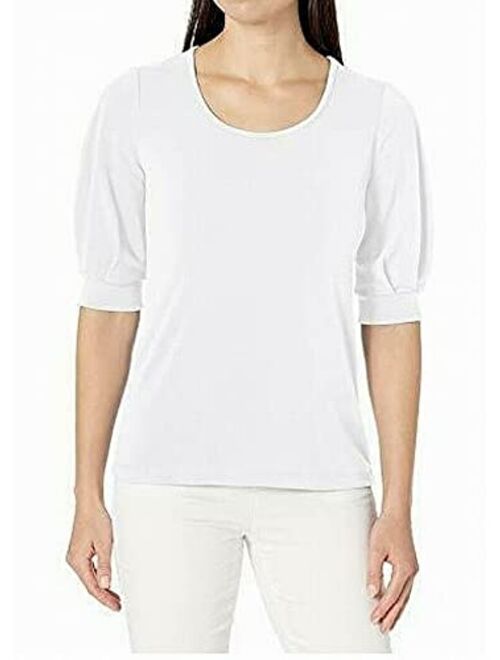 Kasper Puff-Sleeve Top