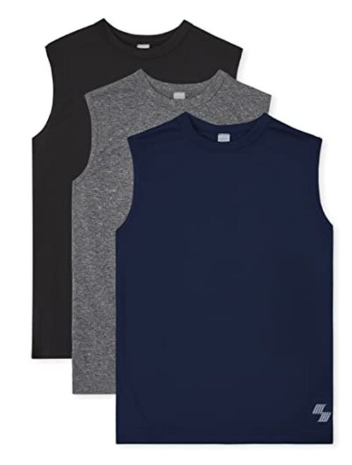 The Children's Place Boys Performance Muscle Tank Top 3-Pack