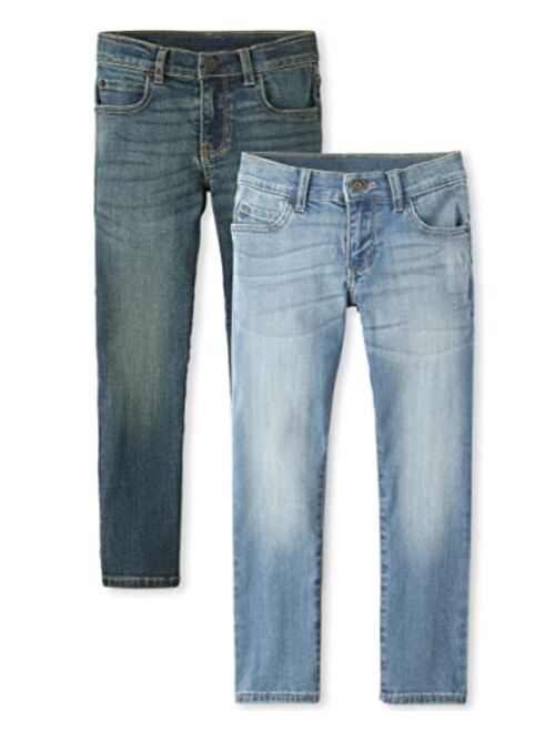 The Children's Place Boys' Stretch Straight Leg Jeans