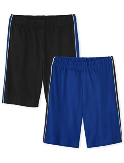 Boys Side Stripe Jersey Pajama Shorts