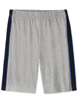 Boys Side Stripe Jersey Pajama Shorts