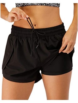 Anna-Kaci Women's Yoga Running Sports Workout Gym Athletic Shorts