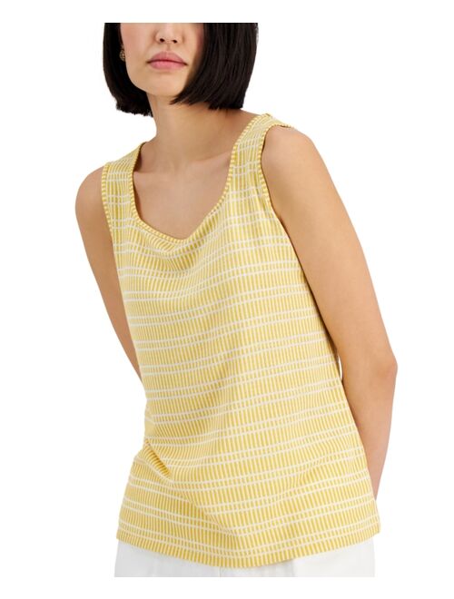 Kasper Women's Checkered Tank Top