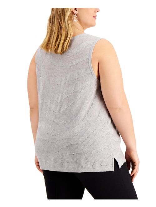 Kasper Plus Size Knit Top