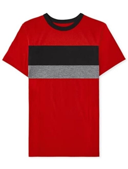 Boys Short Sleeve Crew Neck Shirts