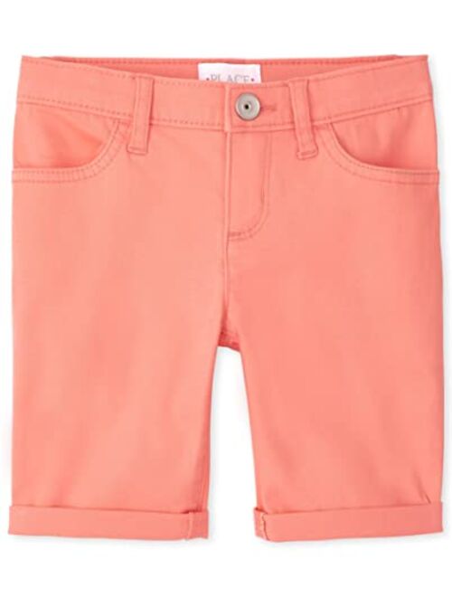 The Children's Place Single Girls Denim Skimmer Shorts