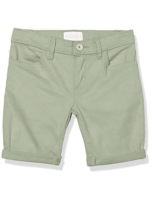 The Children's Place Single Girls Denim Skimmer Shorts