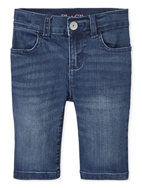 The Children's Place Single Girls Denim Skimmer Shorts