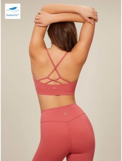 GLOWMODE FeatherFit Lace-Up Sports Bra