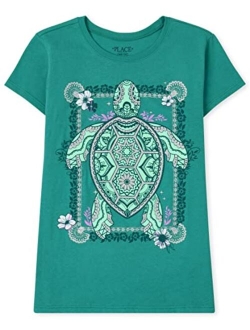 Girls Short Sleeve Graphic Tee