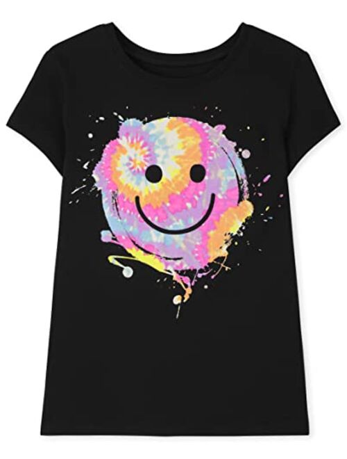 The Children's Place Girls Short Sleeve Graphic Tee