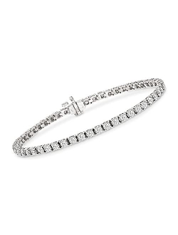 14kt Gold Diamond Tennis Bracelet H-I Color I - 2 Clarity